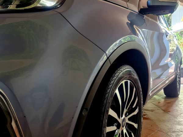Night wash: deep gloss finish, JMV home service car wash, Davao City