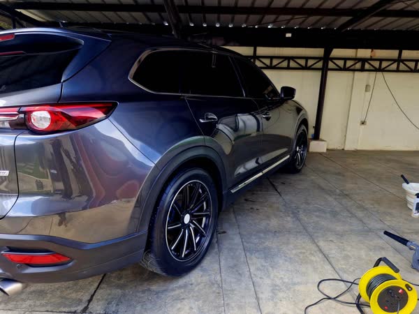 Mazda CX-9 and Toyota Fortuner, JMV home service car wash, Davao City