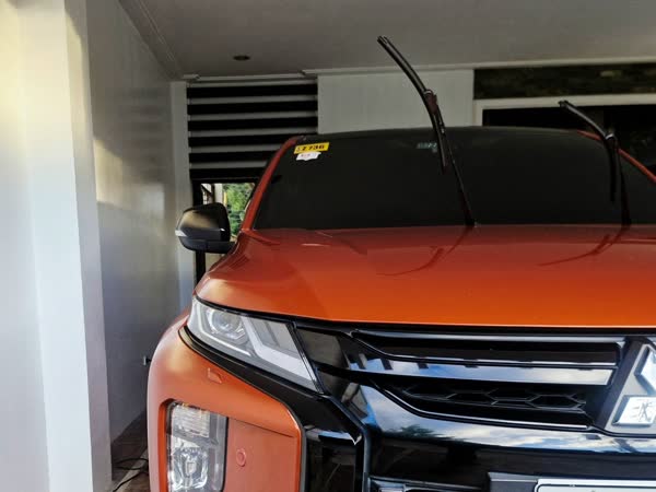 Mitsubishi Strada and Toyota Fortuner, JMV home service car wash, Davao City